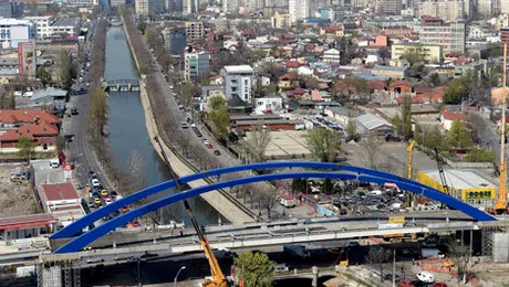 Primul pod al pasajului Mihai Bravu, inaugurat pe 20 mai