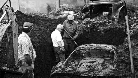 Povestea Ferrari-ului îngropat în curtea unei case din Los Angeles