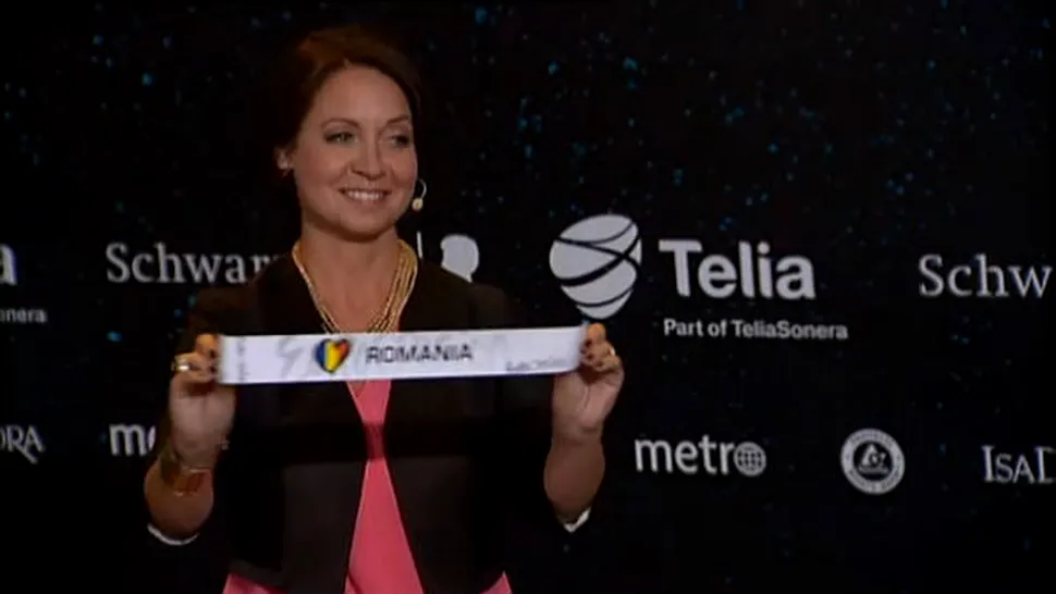 România ultima extrasă din urnă la Eurovision 2013
