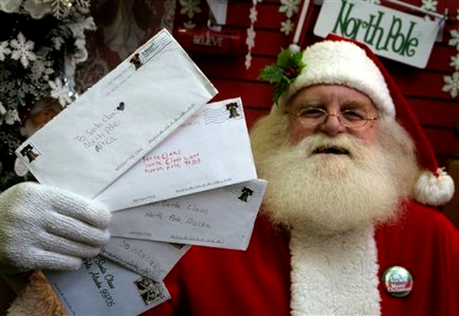 Moș Crăciun are propriul său cod poștal