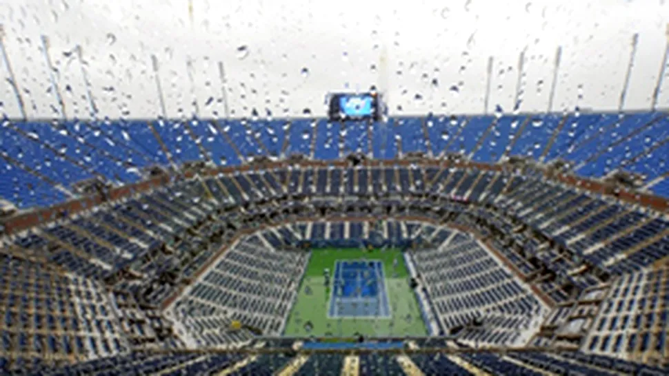 Finala de la US Open amanata din cauza ploii