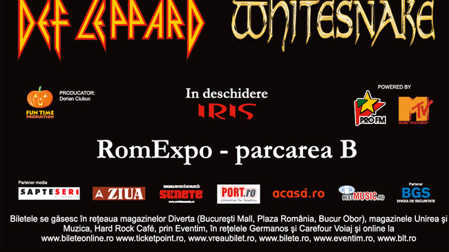 Bataie la sange pe bilete la Whitesnake & Def Leppard