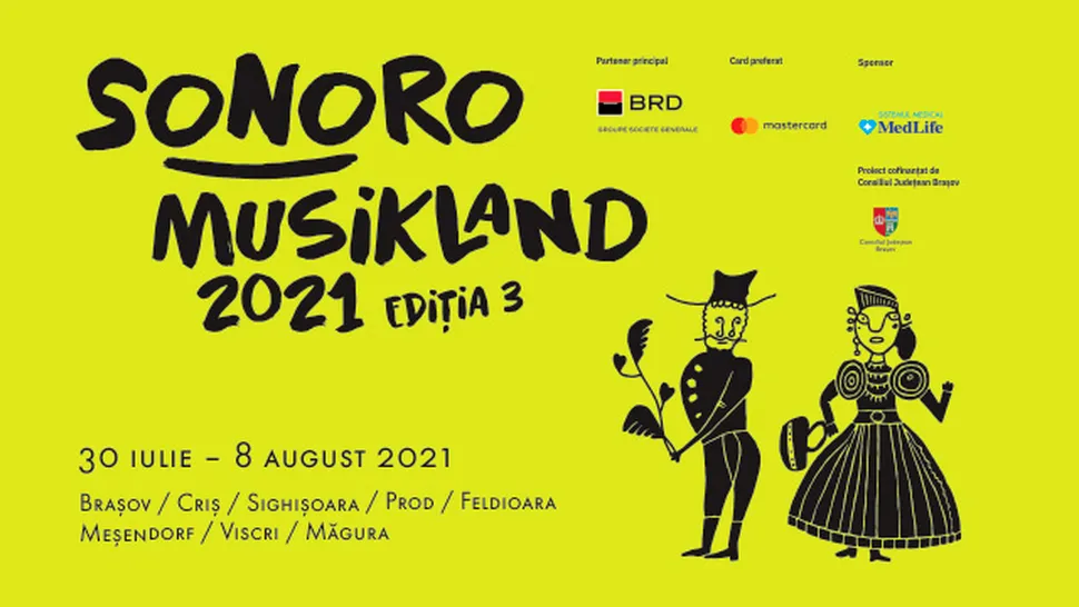 Festivalul SoNoRo Musikland: cea de-a treia ediţie va avea loc în perioada 30 iulie - 8 august