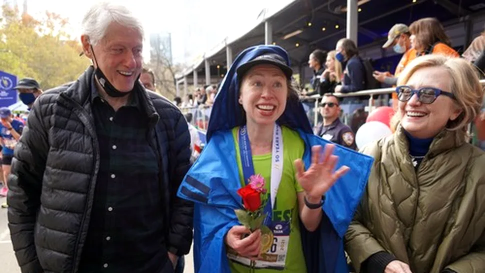 Chelsea Clinton a alergat la maratonul din New York