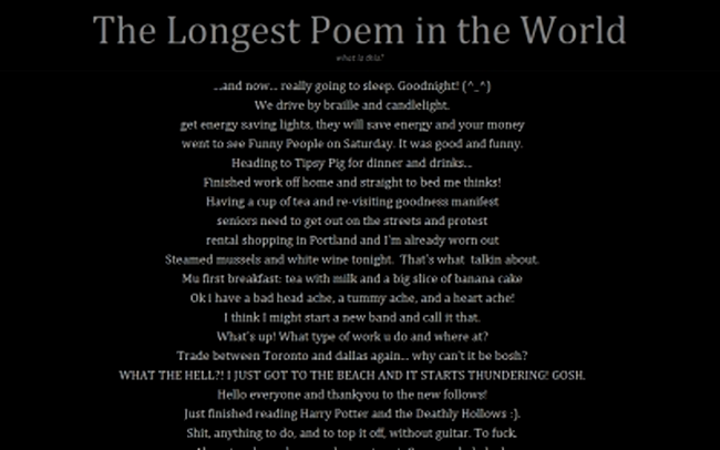 Twitter - poem
