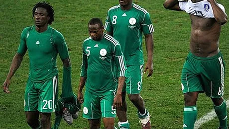 Nationala Nigeriei, pedepsita pentru rezultatele proaste din Africa de Sud