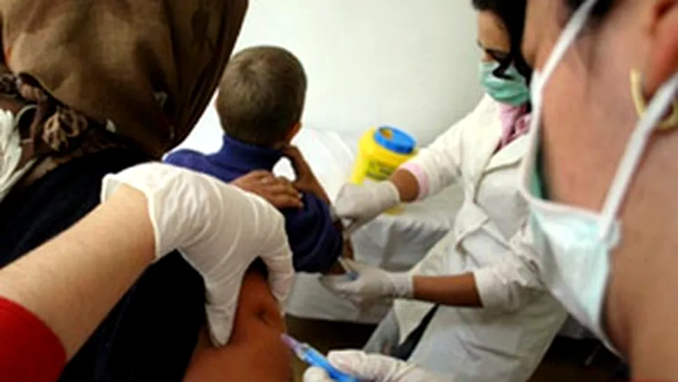 Doar 5% din populatia Romaniei s-a vaccinat impotriva gripei porcine
