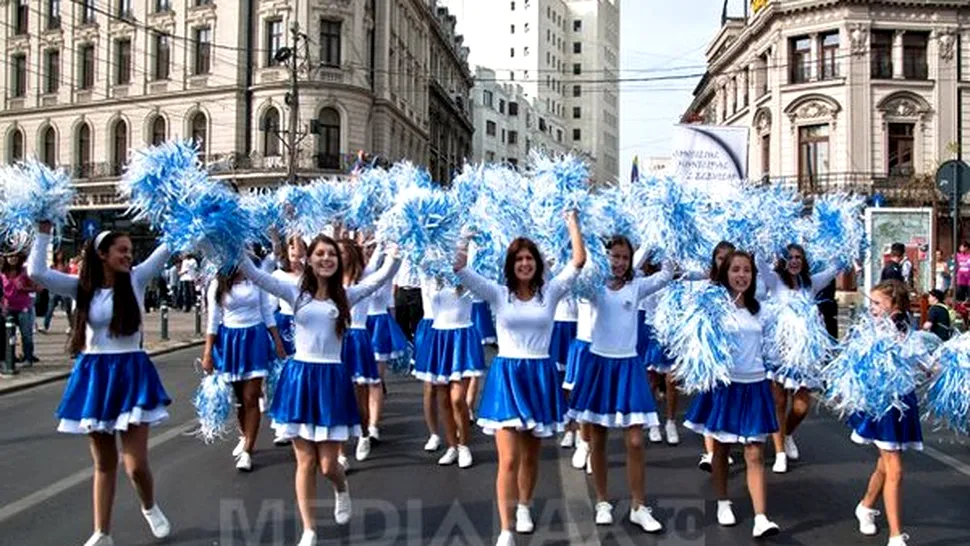 Parada elevilor blochează, sâmbătă, centrul Capitalei