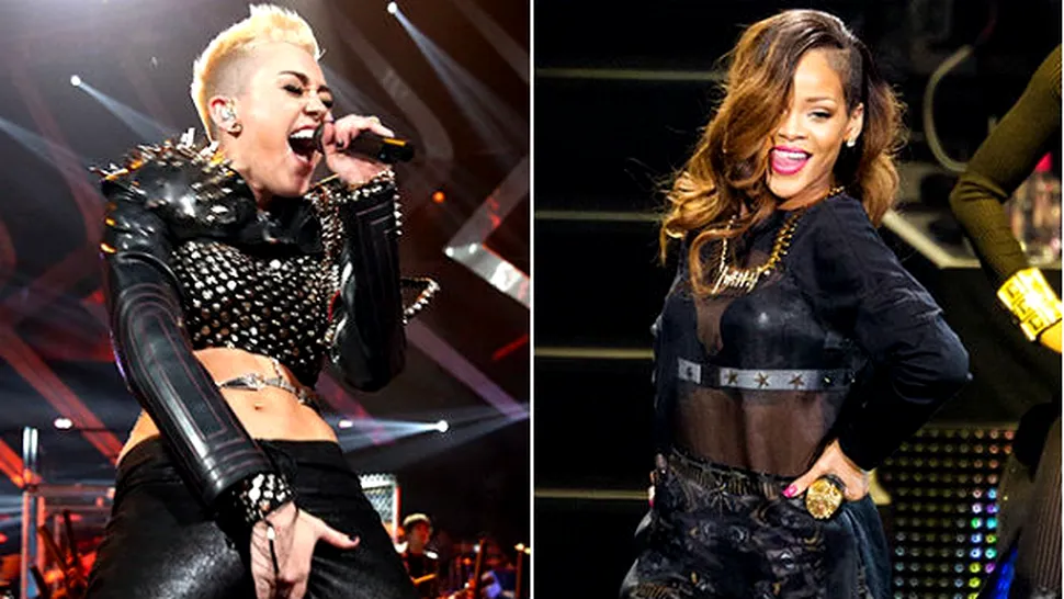Cât dau pe lenjeria intimă Rihanna şi Miley Cyrus!