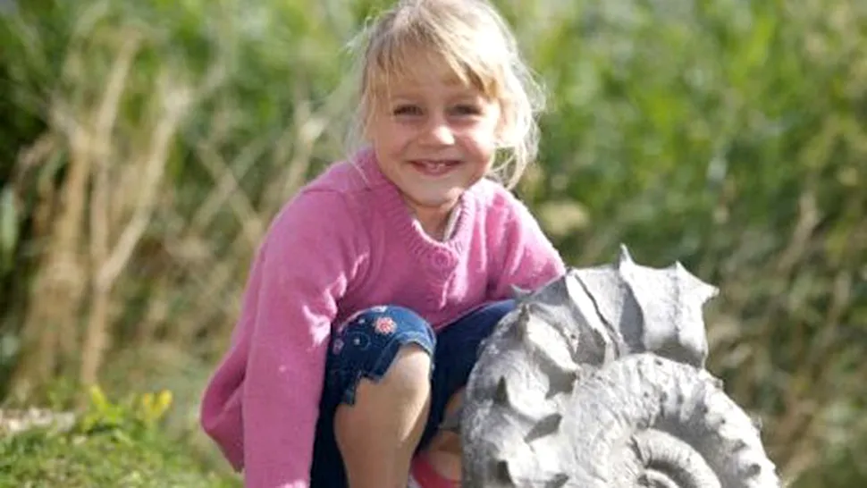 O fetita de 5 ani a descoperit o fosila veche de 160 de milioane de ani