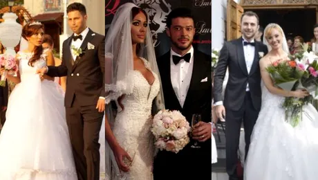 Nunţile anului 2013. Află ce vedete şi-au unit destinele
