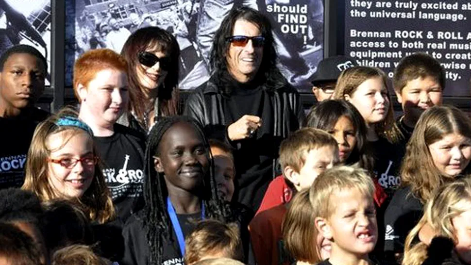 Alice Cooper a deschis Academia de Rock and Roll pentru copiii străzii