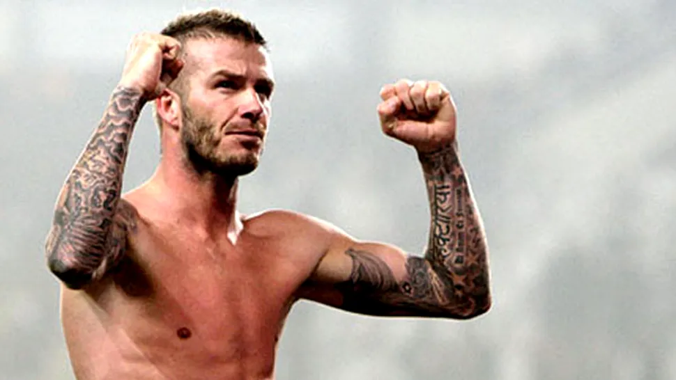 David Beckham vrea sa se tatueze pe penis