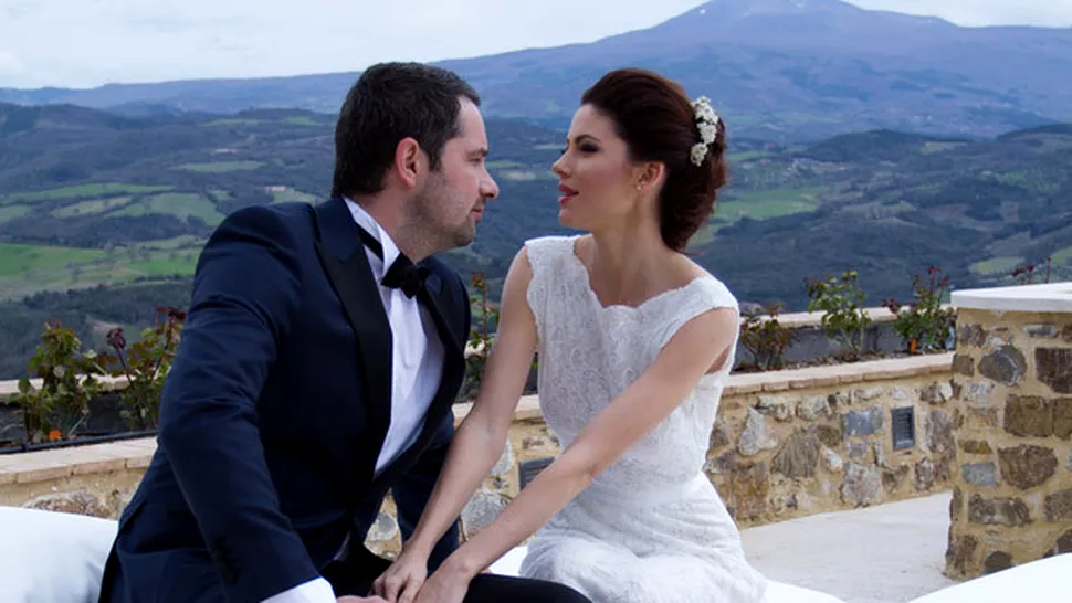 Anca și Ștefan Lungu, nuntă ca-n povești în Toscana
