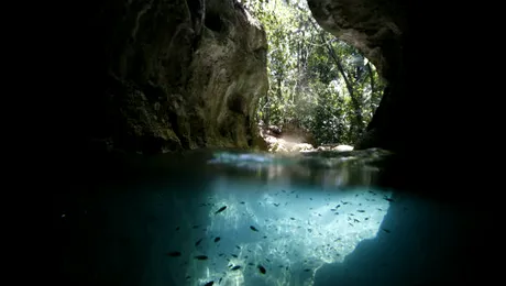 Cum arată intrarea în iad! Imaginile horror descoperite într-o peşteră