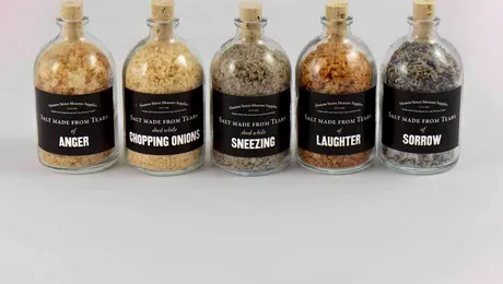 Sare de gătit, din lacrimi (Poze)