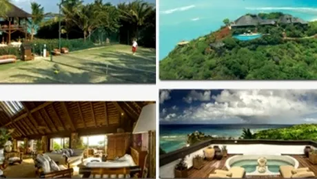 Vila miliardarului Richard Branson, distrusa de uraganul Irene