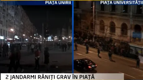 Doua proteste: unul pasnic iar altul extrem de violent!