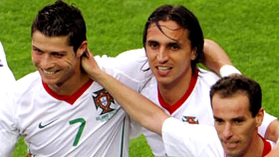 Portugalia s-a calificat in sferturile Euro 2008