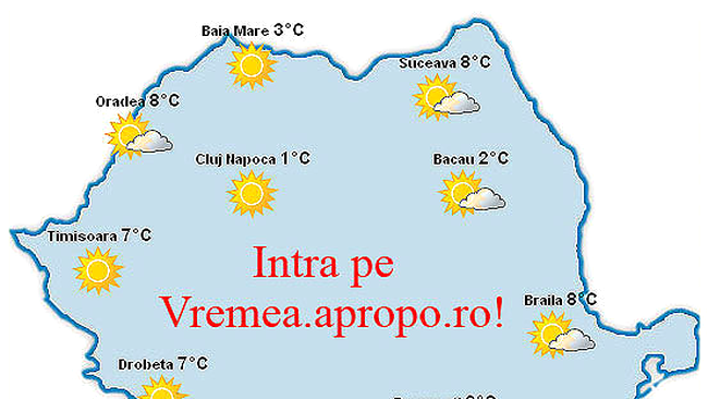 Click pe Vremea Apropo.ro, pentru o prognoza meteo completa