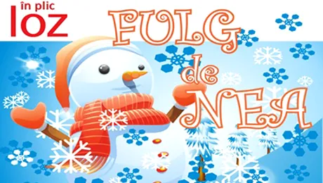 Loteria Română revine cu lozul ” Fulg de Nea”