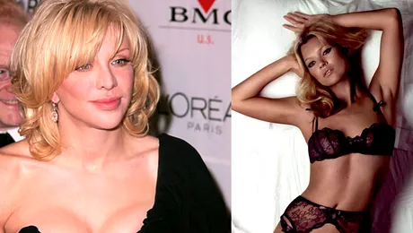 Courtney Love a avut o relatie intima cu modelul Kate Moss