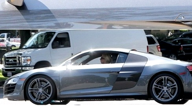 Nu se poate să nu-ți atragă atenția: Lady Gaga la volanul noului său Audi R8 GT