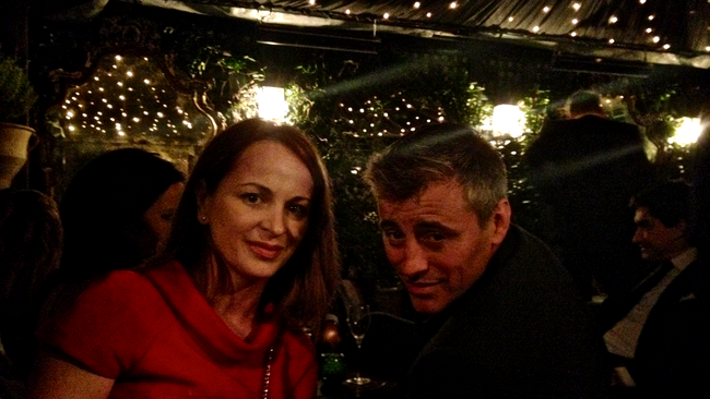 Delia Antal și Matt LeBlanc