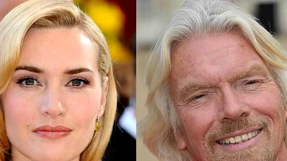 Richard Branson o admira pe Kate Winslet pentru curajul ei