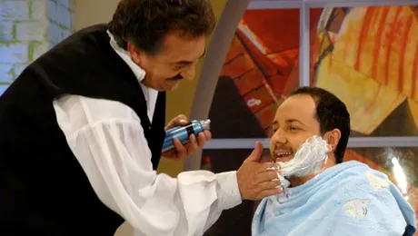Cătălin Măruţă a rămas fără barbă în direct