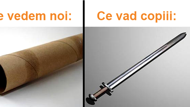 Orice obiect poate fi transformat de copii intr-o arma