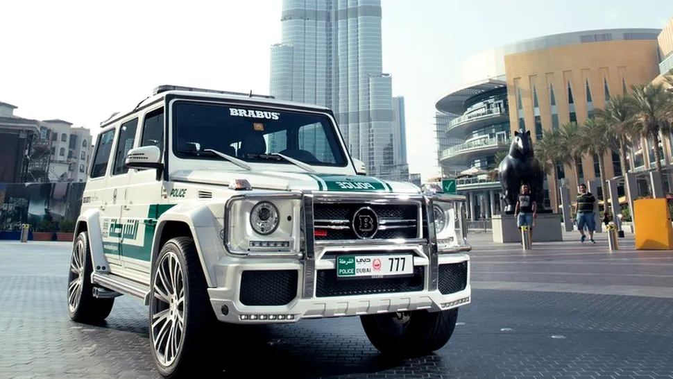 Cea mai nouă mașină a Poliției din Dubai, un SUV luxos și extravagant
