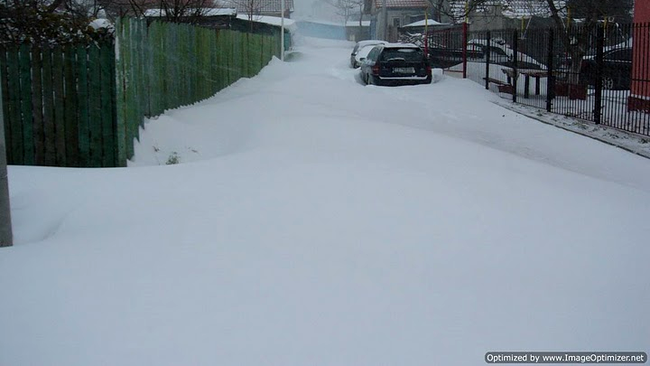 Iarna pe ulita... in Mangalia