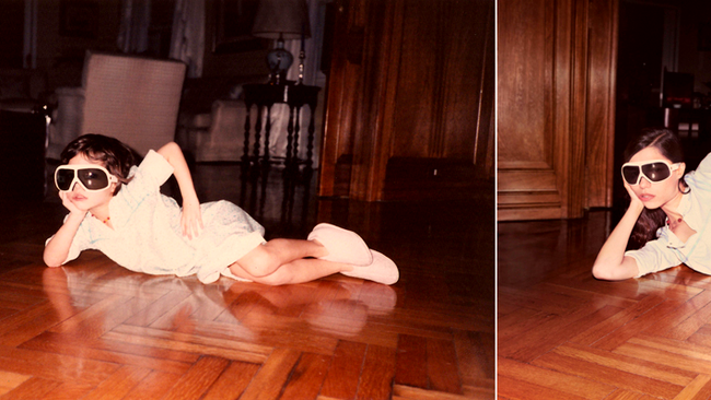 Tanara pozand glamour