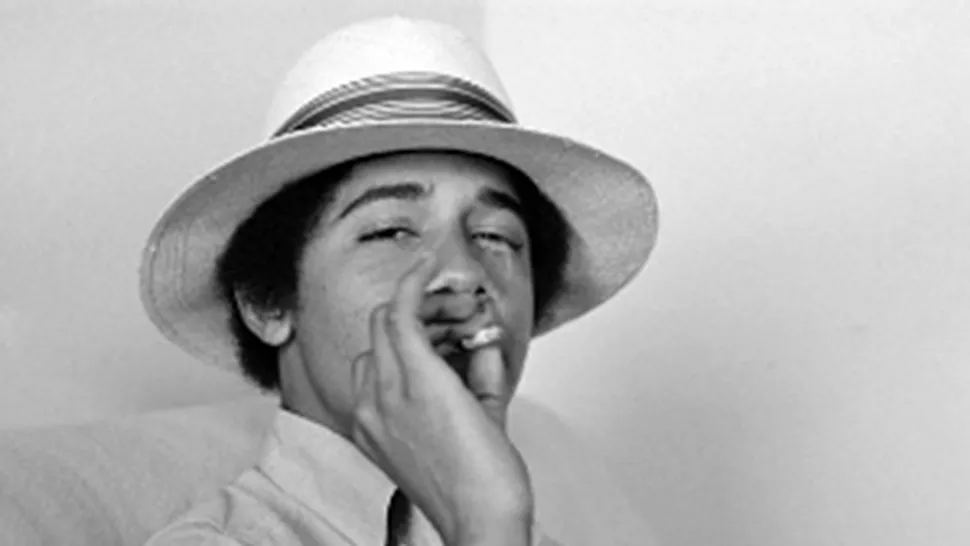 Obama fuma iarbă 