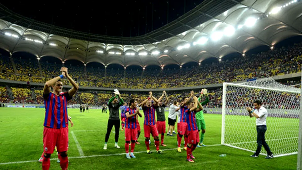Steaua - Dinamo Tbilisi, scor 3-1. Steaua București s-a calificat în play-off-ul Ligii Campionilor