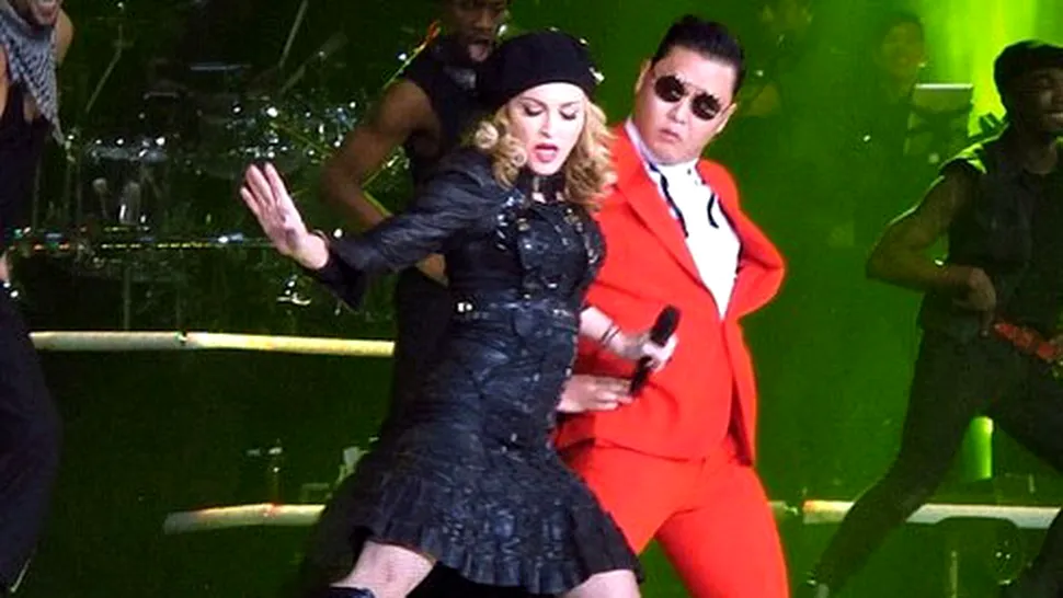 Psy, invitatul Madonnei la concertul de pe Madison Square Garden din NYC (Video)