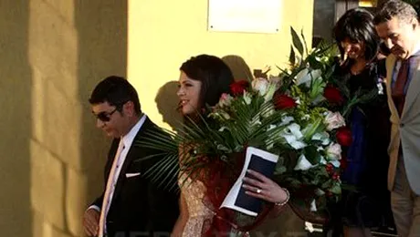 Cristi Borcea si Alina Vidican au facut cununia civila (Poze)