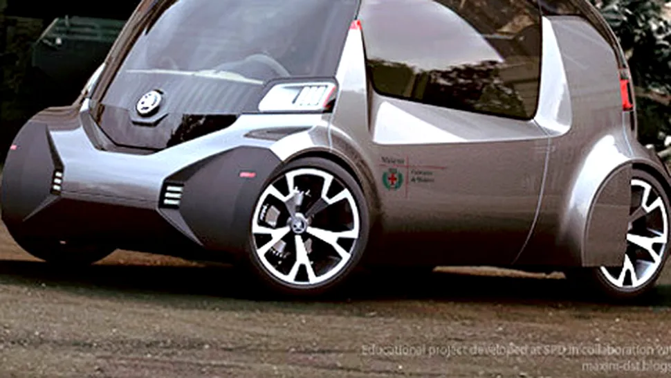 Skoda Ago, un concept ecologic de micro taxi (Poze)