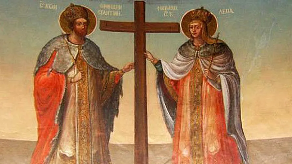 La praznuirea Sf. Constantin si Elena, peste 1.800.000 de romani isi serbeaza onomastica