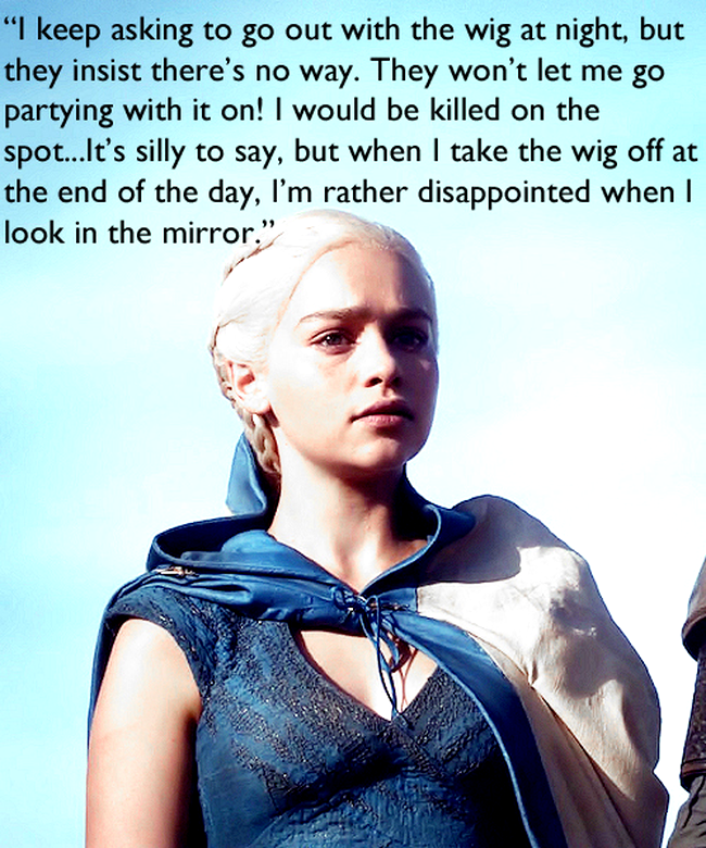 Daenerys Targaryen perucă