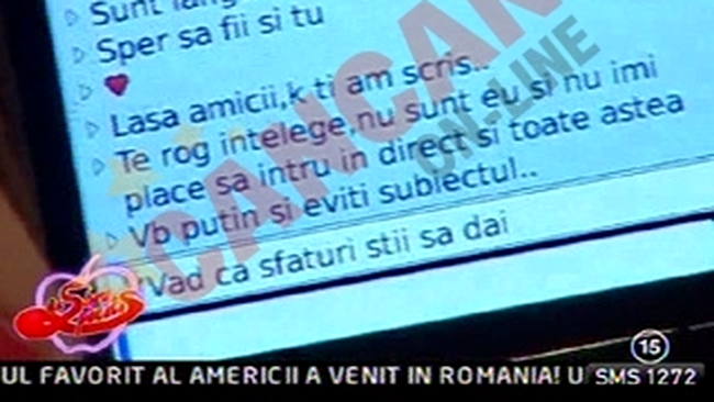 Mesajul primit de Bianca de la Cristea