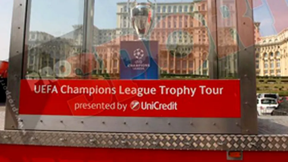 Trofeul Champions League a ajuns la Bucuresti