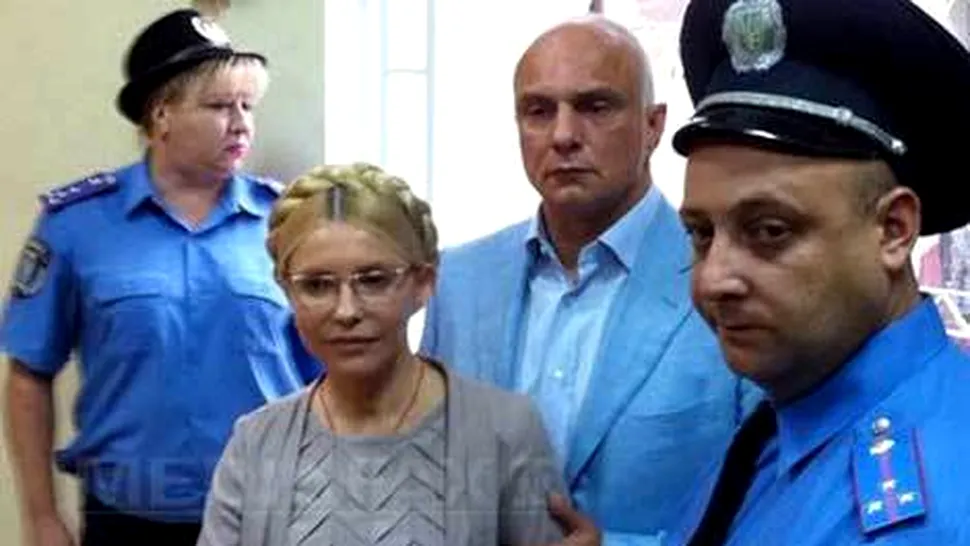 Iulia Timosenko, filmata in inchisoare (Video)