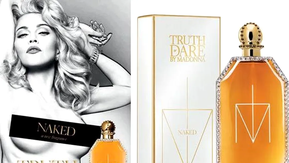 Madonna, topless în reclama pentru noul ei parfum