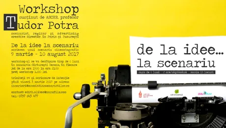 Realizatorii filmului #selfie69 organizează un atelier-curs de scenaristică, de la idee la pitch