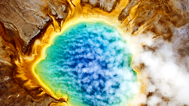 Grand Prismatic Spring, Yellowstone National Park, Statele Unite ale Americii