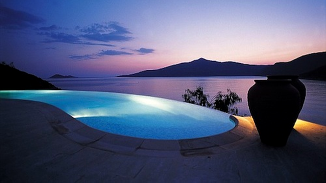 Infinity Pool - Hotel Villa Mahal, Kalkan. Turkey