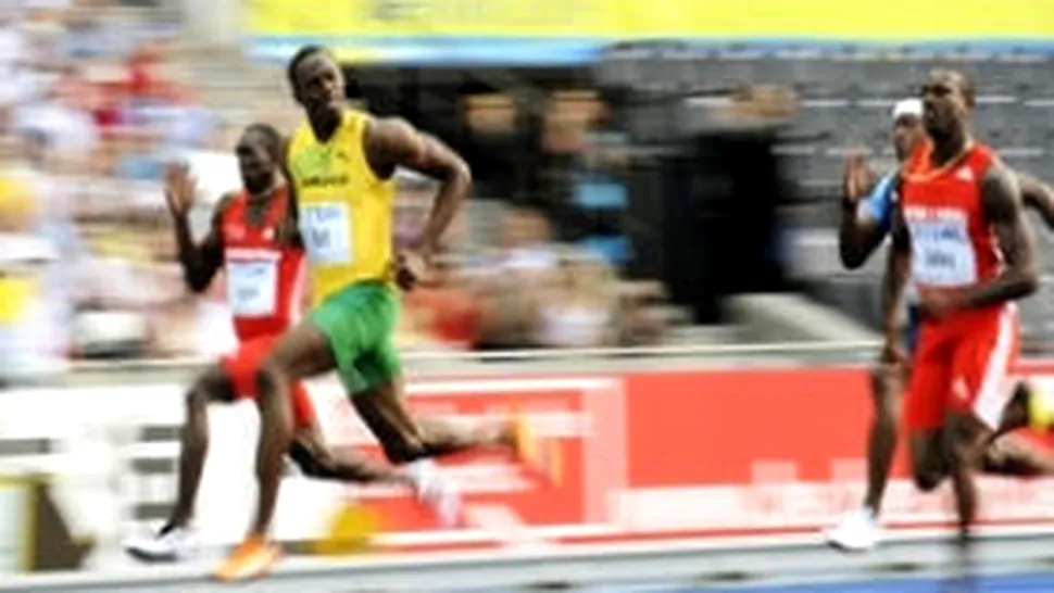 Usain Bolt, record mondial si la 200 metri! (Video)