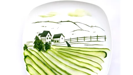 13 tablouri incredibile realizate din mâncare